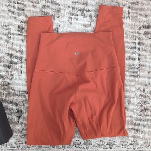 Lululemon Align, size 6, Super-High-Rise Pant 28" Canyon Orange - Picture 2 of 3